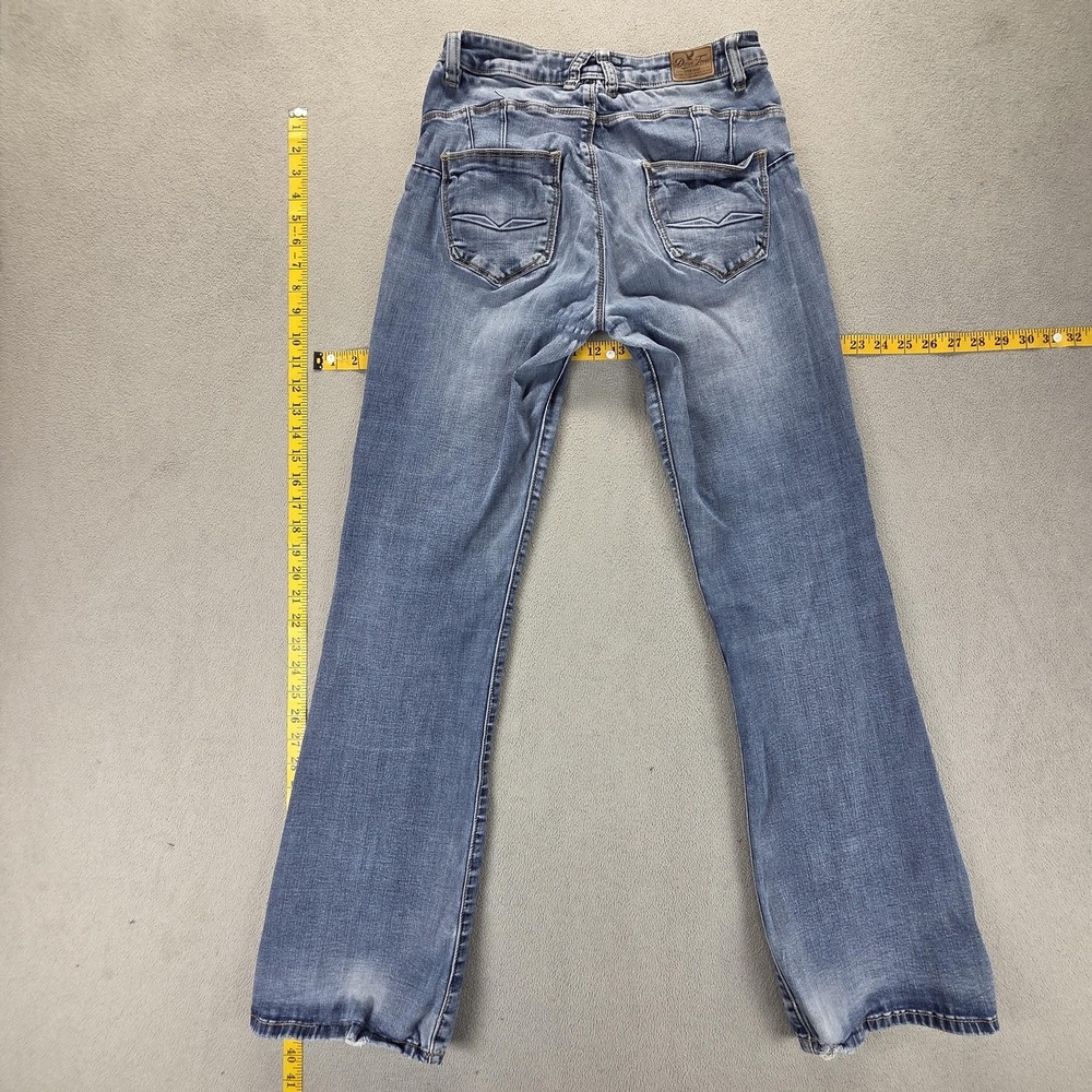 Diesel Jeans Womens Blue High Waist Bootcut Flare Medium Wash Stretch Fits 24x32 - Picture 2 of 16